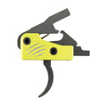 DPMS Panther Claw, Fits AR-15, Drop-In Curved Trigger, 3.5lb, Black and Yellow