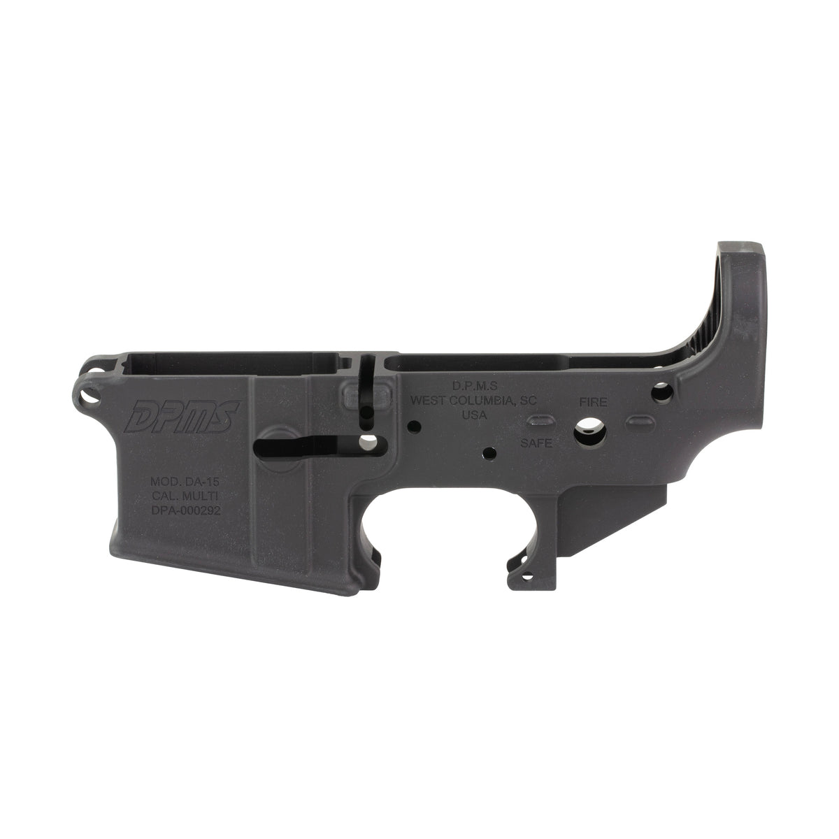 DPMS DA-15, Stripped Lower Receiver, Multi-Cal, Anodized Finish, Black