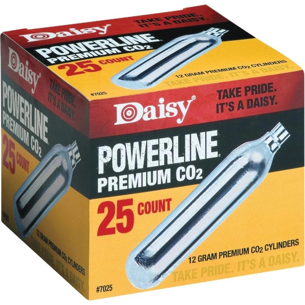 Daisy Powerline Co2 Cylinders 25pk boxed