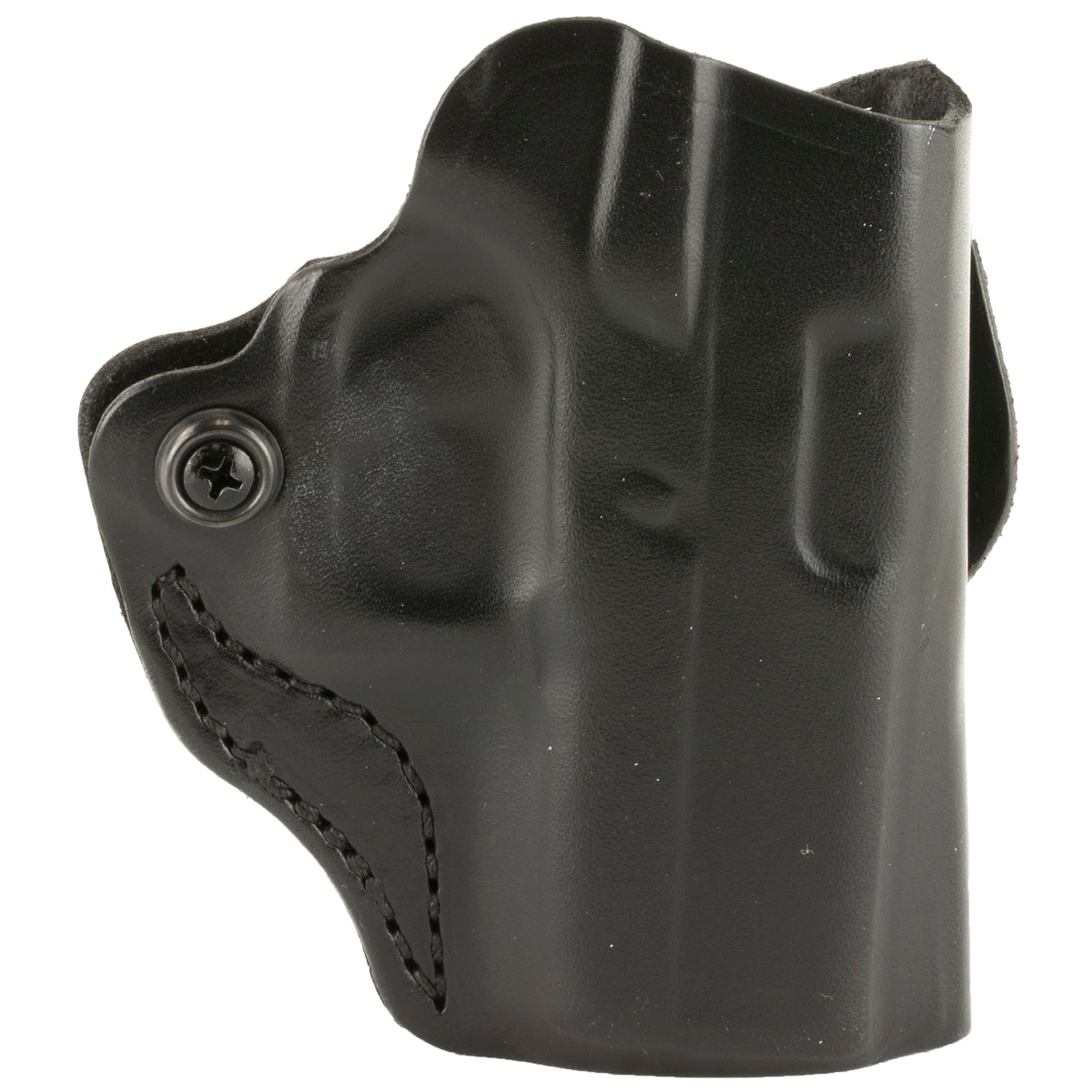 DeSantis Gunhide Mini Scabbard Belt Holster, Fits Glock 43/43X, Right Hand, Black Leather