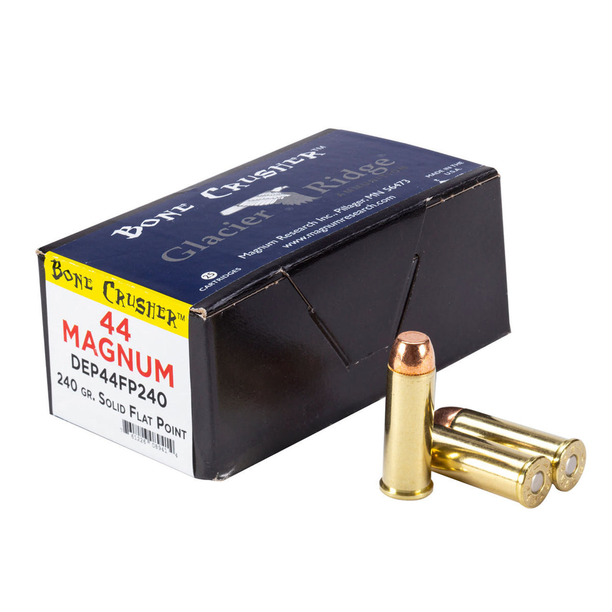 DESERT EAGLE .44 Rem Mag 240-grain BONECRUSHER Flat Point