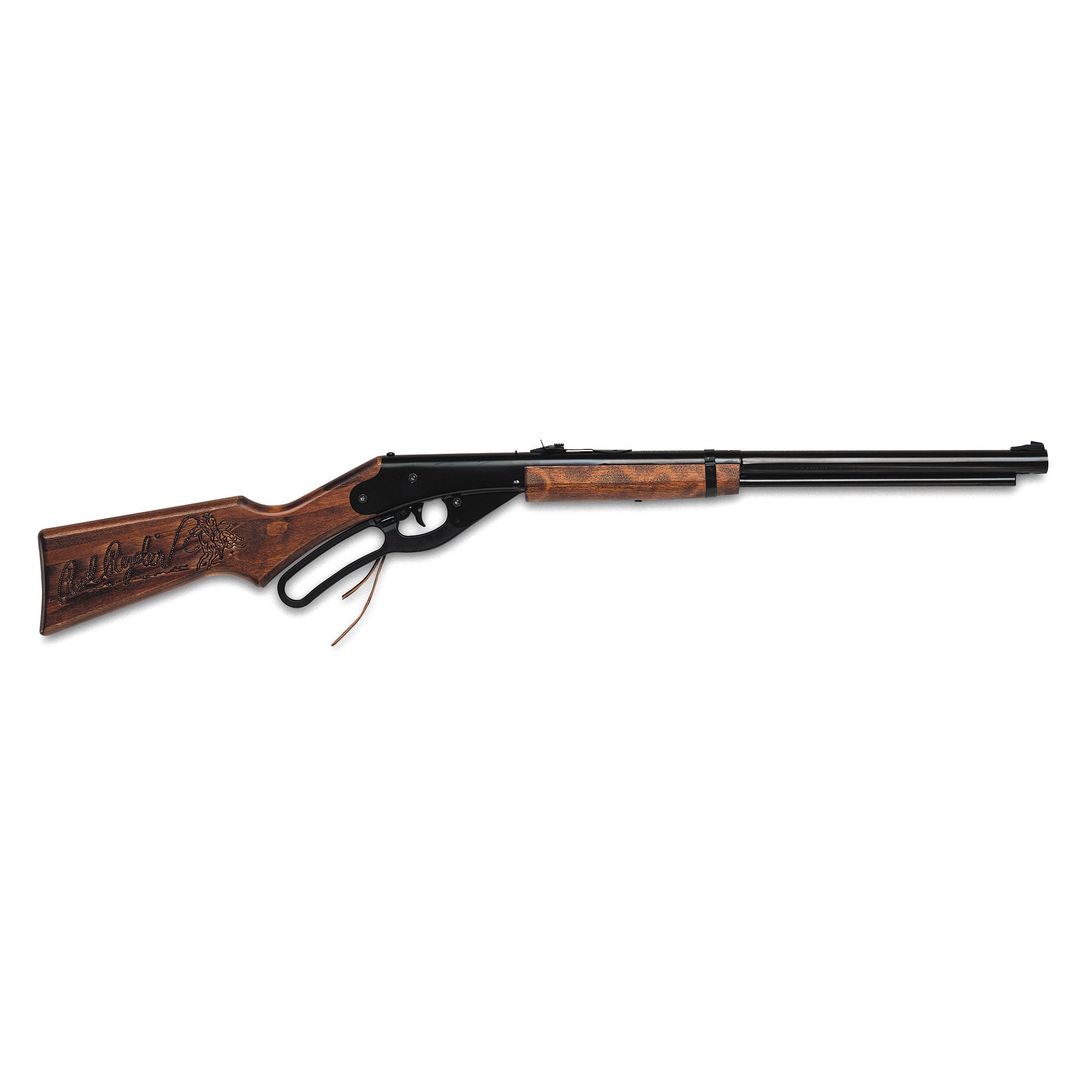 Daisy Model 1938 Red Ryder BB Gun, .177 BB, Wood Stock, Lever Action, Single Shot