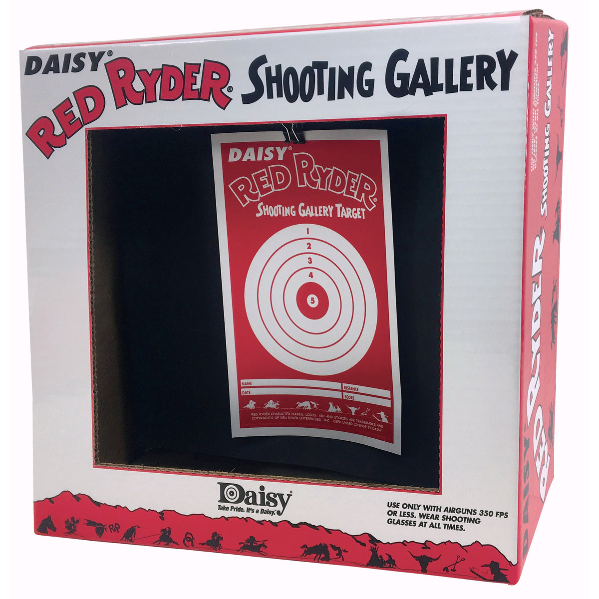 Daisy Red Ryder Shooting Gallery, Paper Target, BB Capture