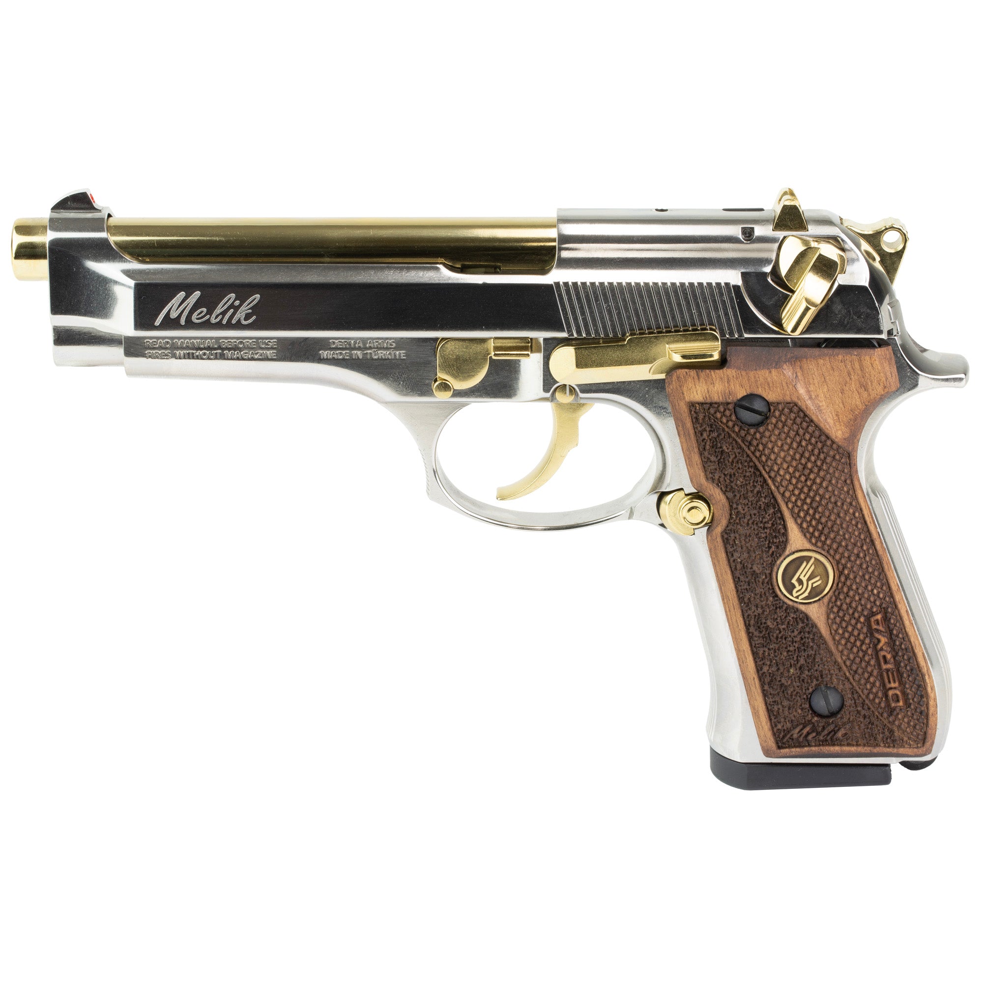 Derya Melik, Double Action/Single Action, Semi-Automatic, Metal Frame Pistol, Full Size