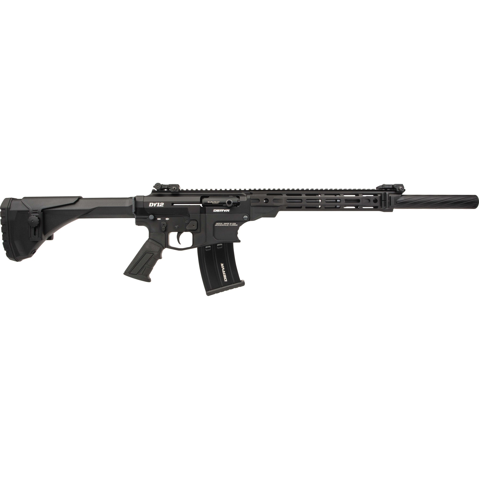 Derya DY12, Semi-automatic Shotgun, 12 Gauge, 3" Chamber, 20" Barrel