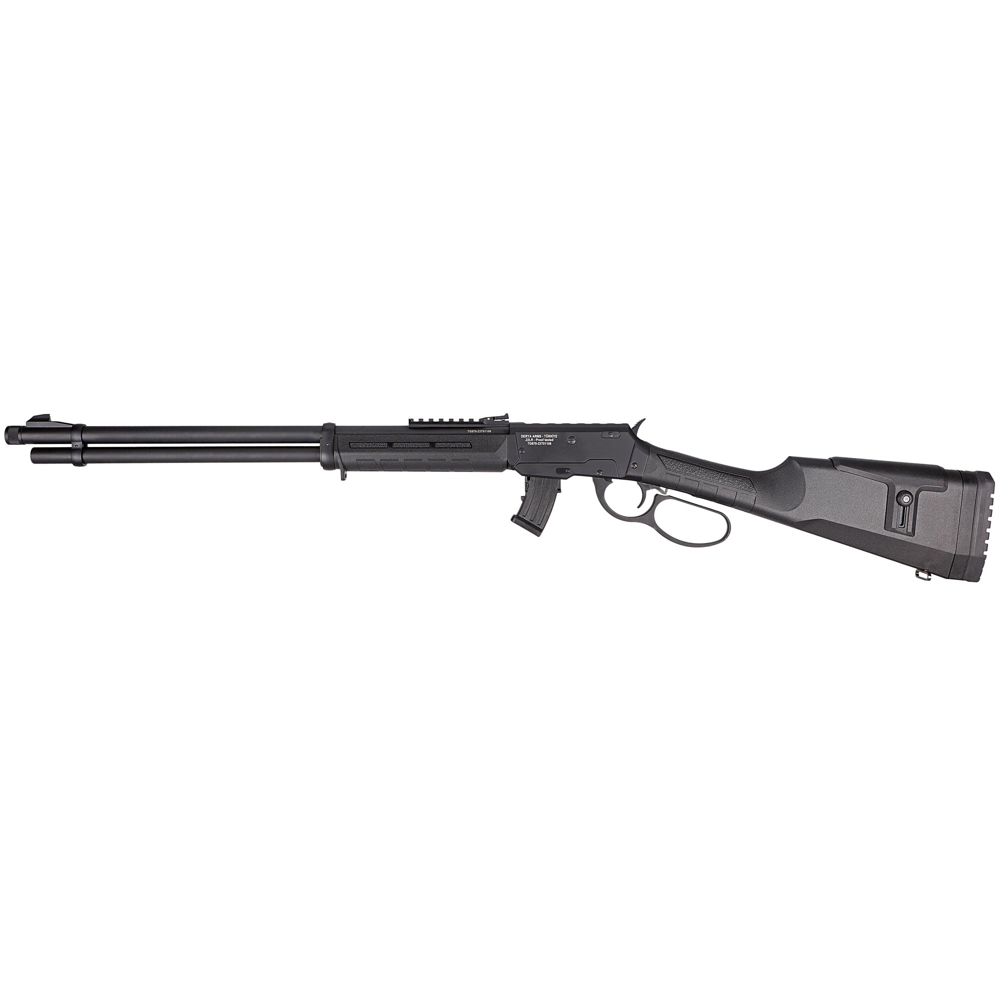 Derya TM22-LA-20, Lever-Action Rifle, 22 LR, 20" Barrel, Parkerized Steel