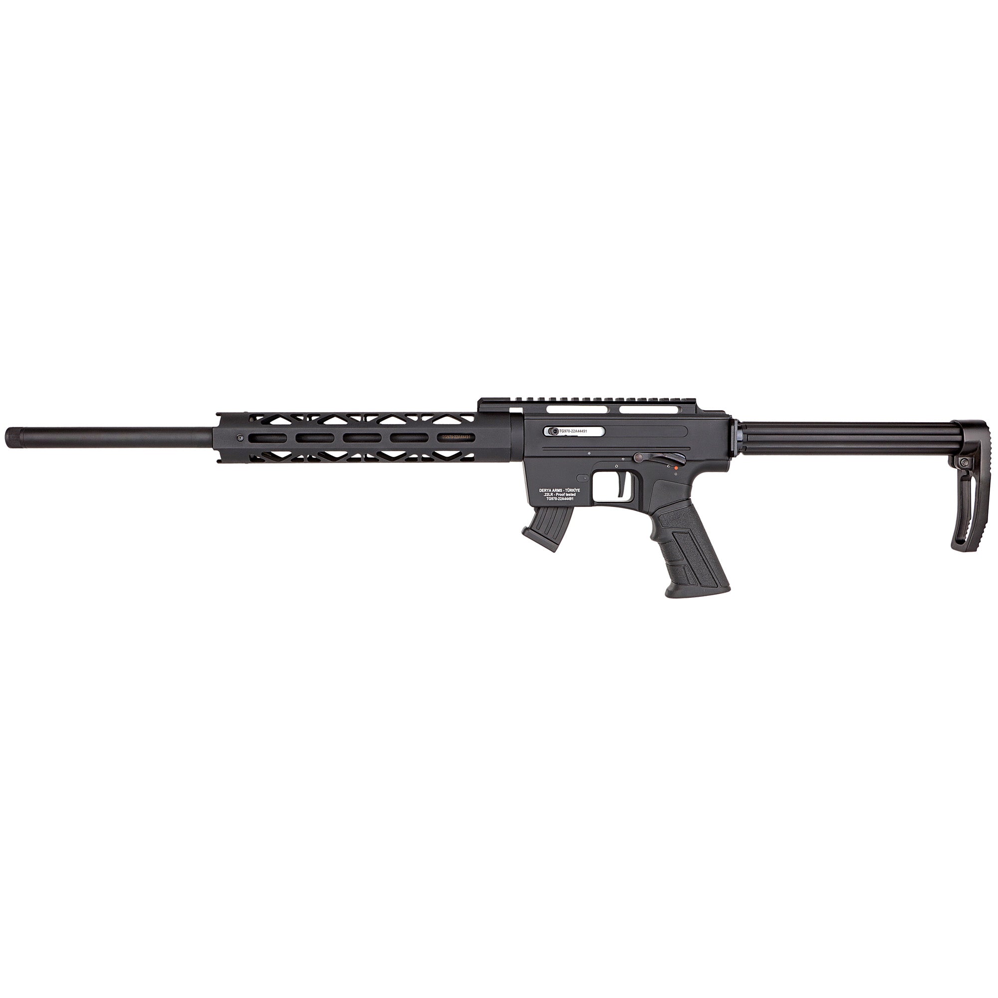 Derya TM22-A-20 Metal, Semi-automatic Rifle, 22 LR, 20" Barrel, Anodized Finish