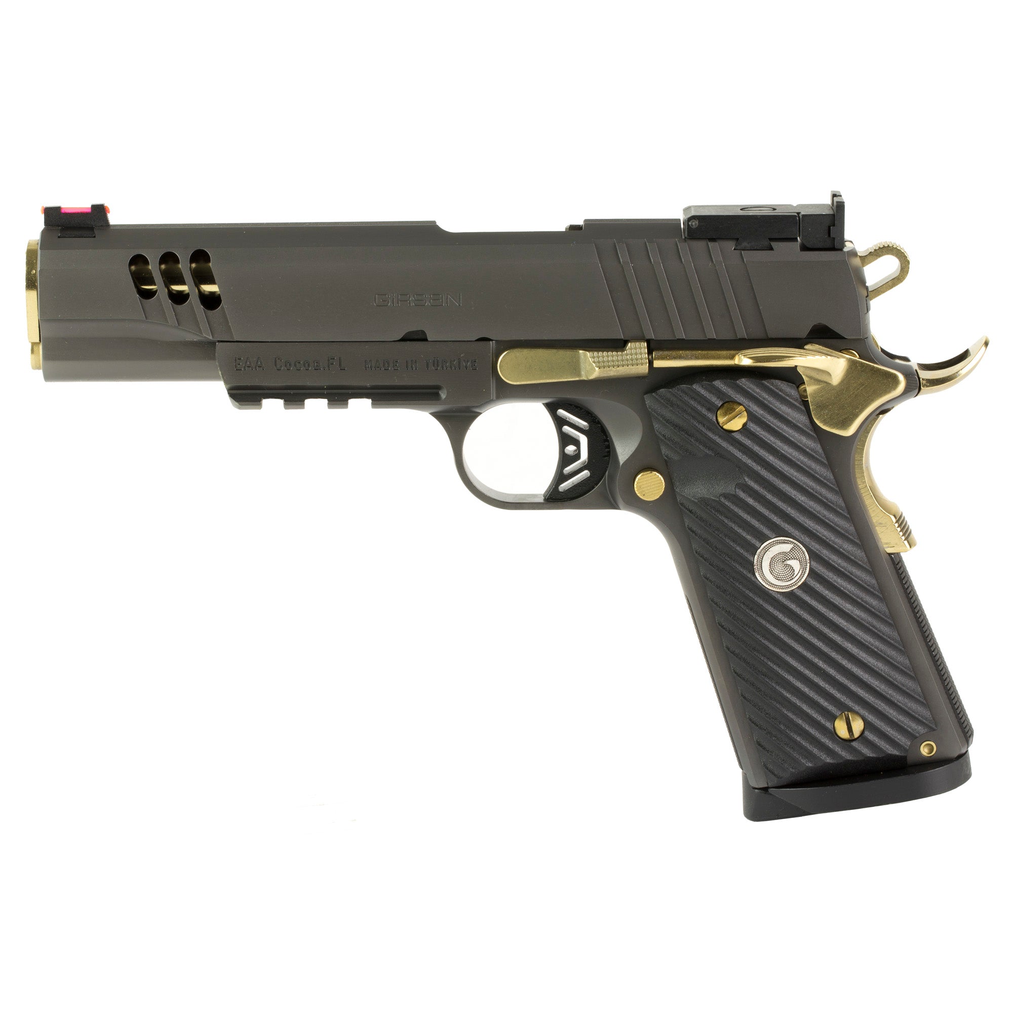 Girsan MC1911 Negotiator, Semi-automatic, 1911, Metal Frame Pistol, Full Size