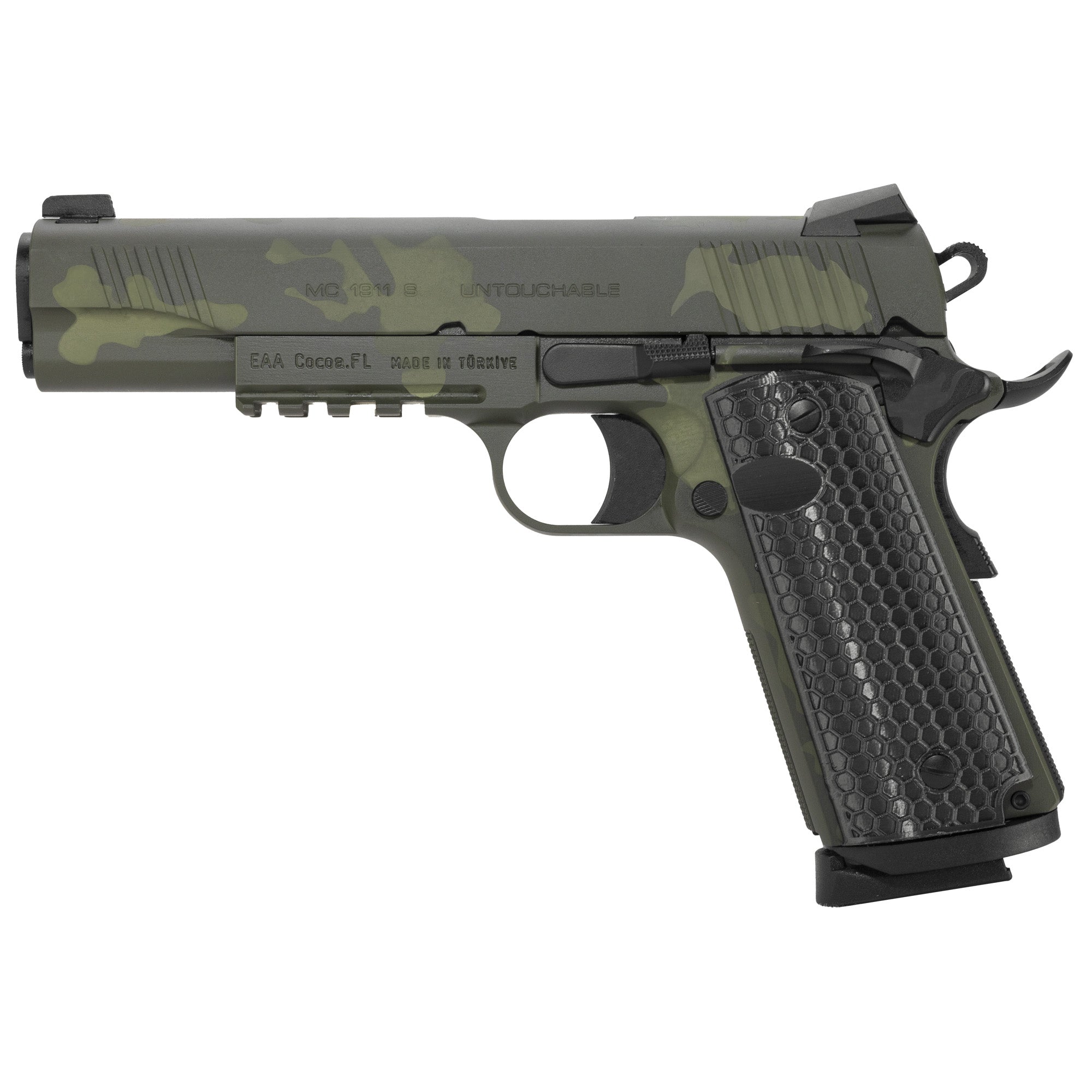 Girsan MC1911S Untouchable, 1911, Semi-Automatic, Metal Frame Pistol, Full-Size