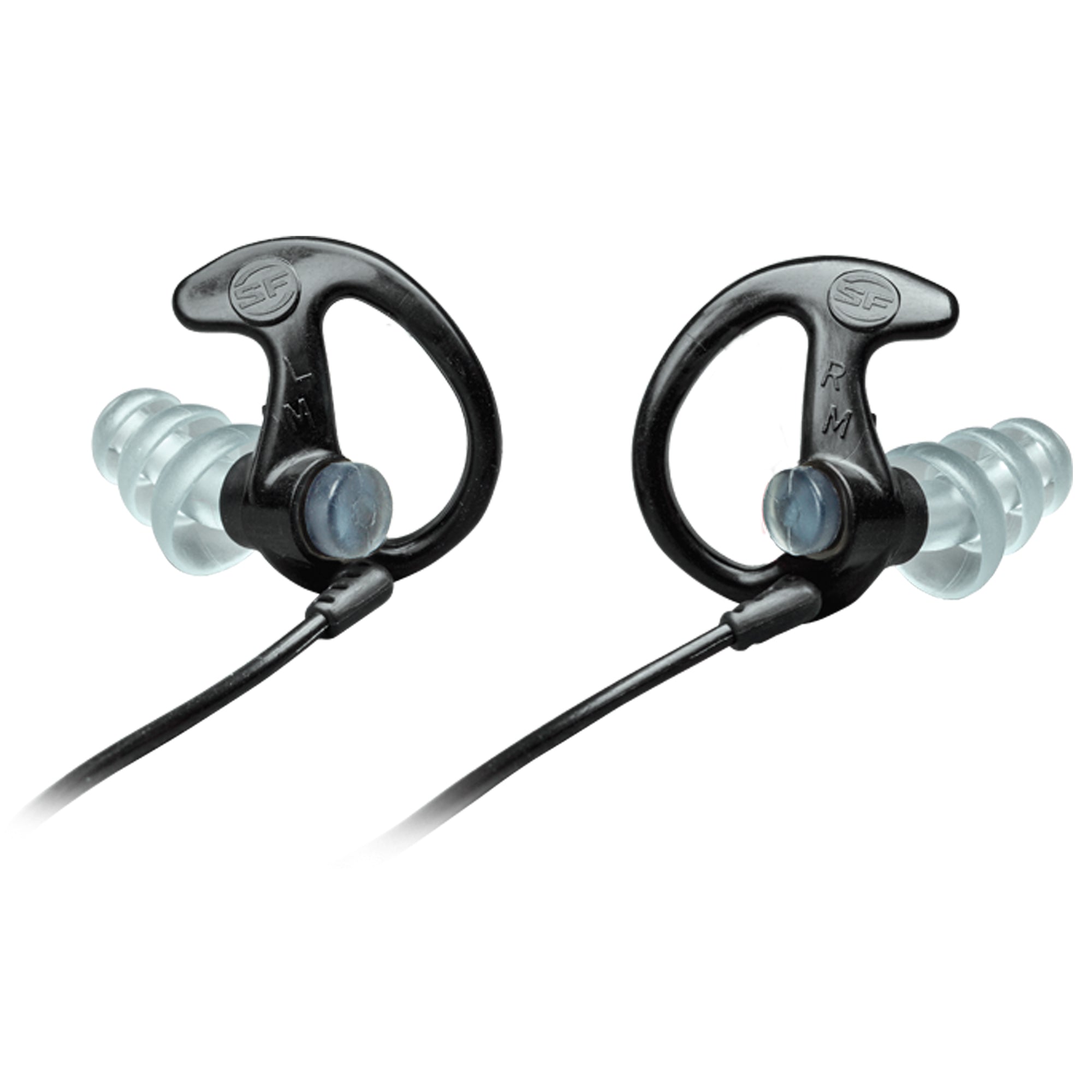Surefire Sonic Defenders Max Ear Plug, Medium, Removable Cord, Black Finish