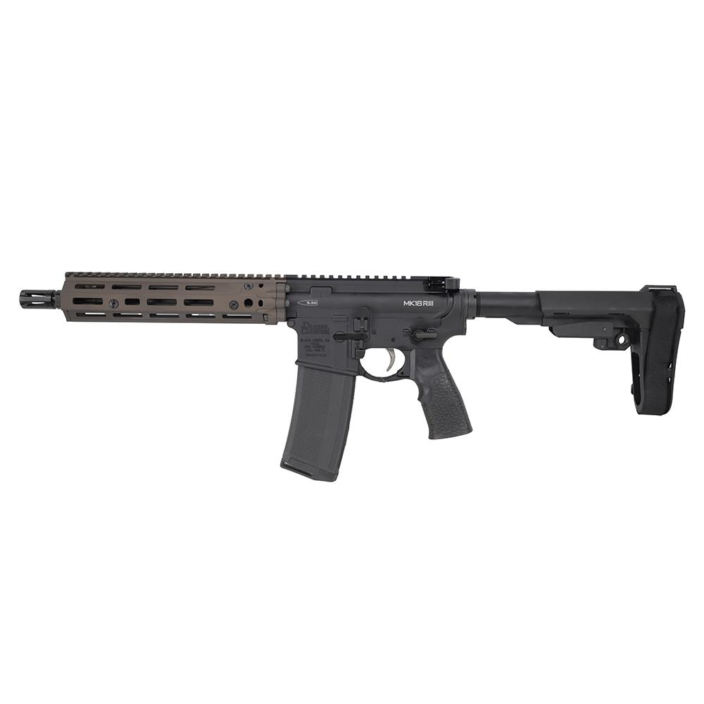 DD4 MK18 RIII PISTOL SEMI 10.3''Brl 5.56 RIS III 9.5 FDE SBA3 BRACE