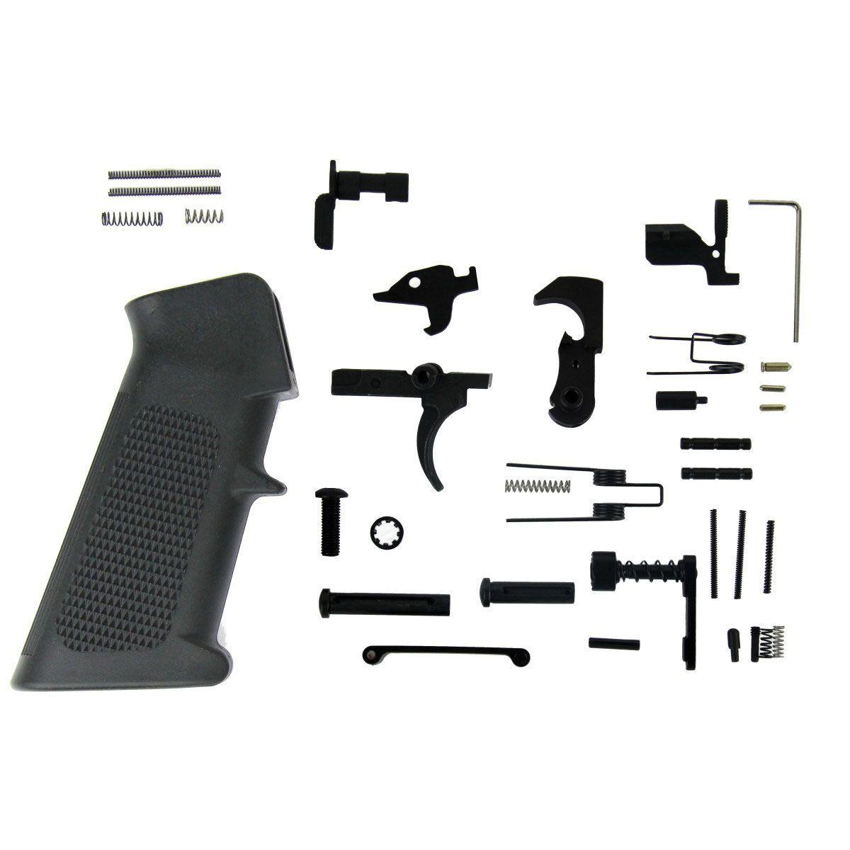 TacFire AR15 Lower Parts Kit/A2 Grip (U.S.A. Made Parts Kit)