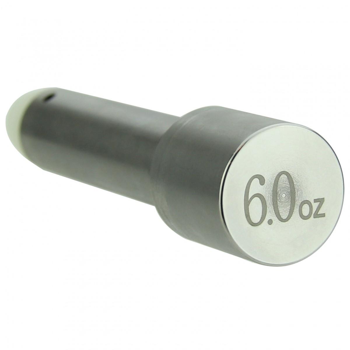 6.0 OZ STAINLESS 4.5'' STEEL LONG RIFLE BUFFER