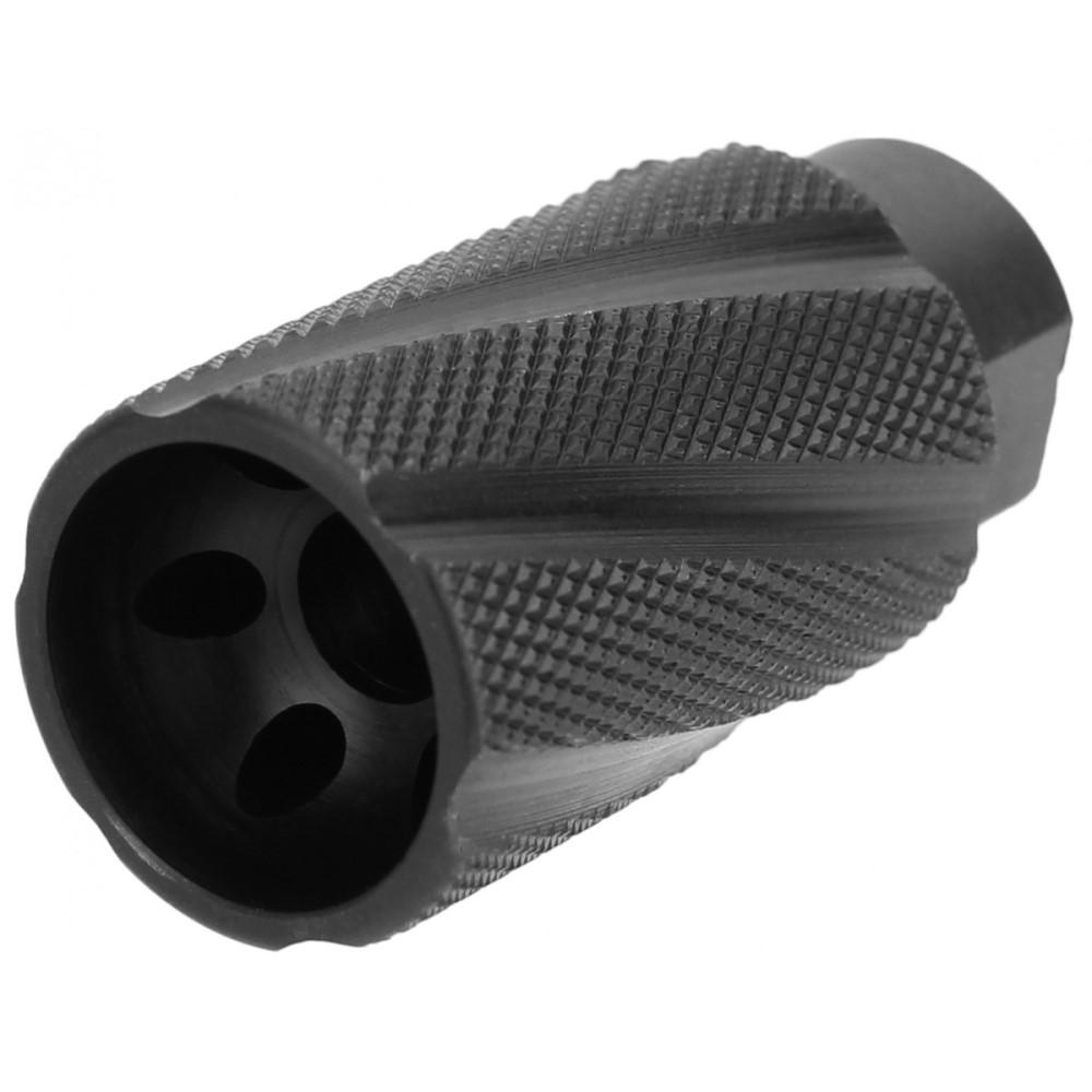 Tacfire .223/5.56 1/2X28 KNURLED LINEAR COMPENSATOR SOUND & CONCUSSI