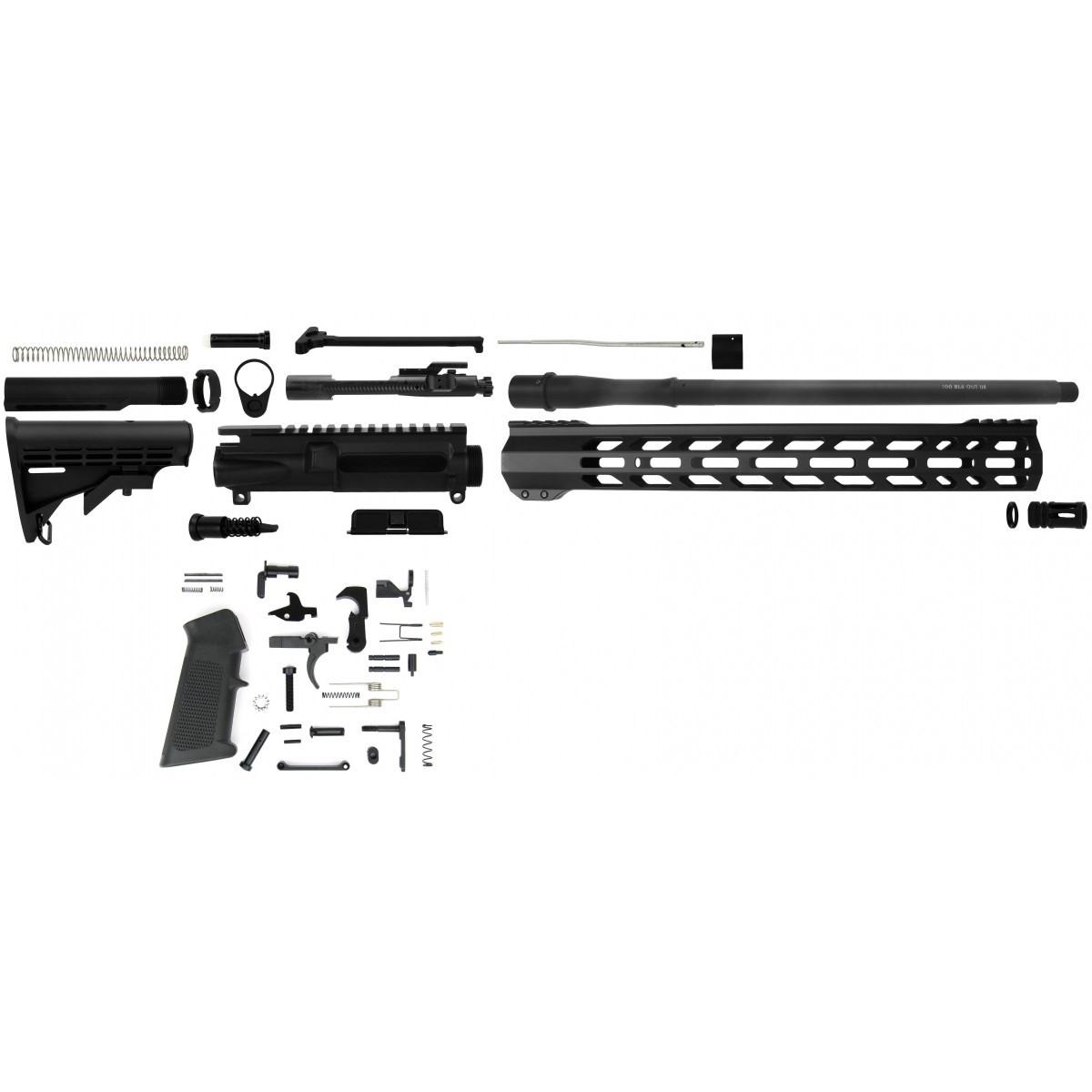 TacFire BASIC 16inch UNASSEMBLED .300 BLACKOUT RIFLE BUILD KIT