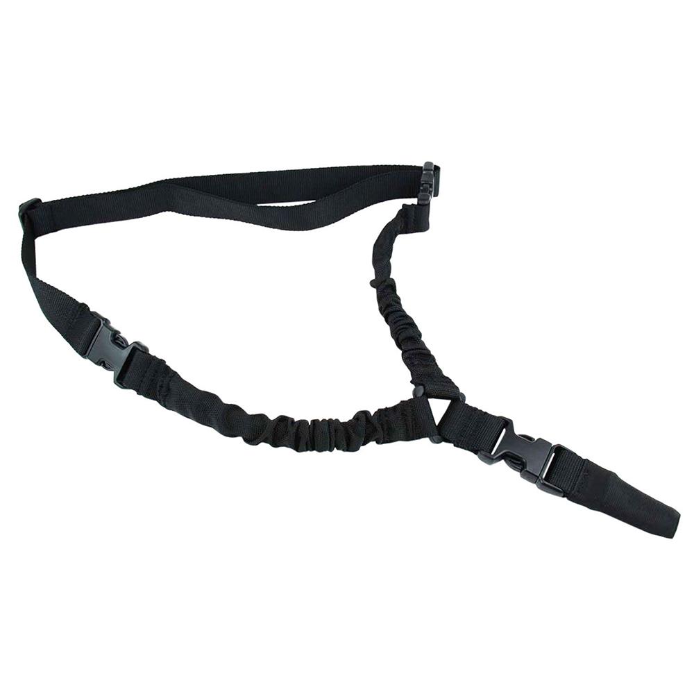 ONE POINT BUNGEE RIFLE SLING/HK STEEL HOOK (HEAVY DUTY)/BLK