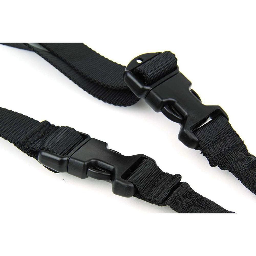 ONE POINT BUNGEE RIFLE SLING/HK STEEL HOOK (HEAVY DUTY)/BLK