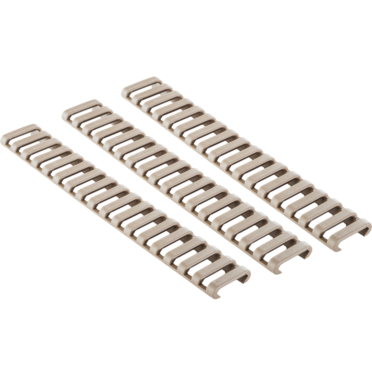 Ergo Grip Rail Protector, Rail Covers, Fits Picatinny Rail, 18 Slot, Matte Finish