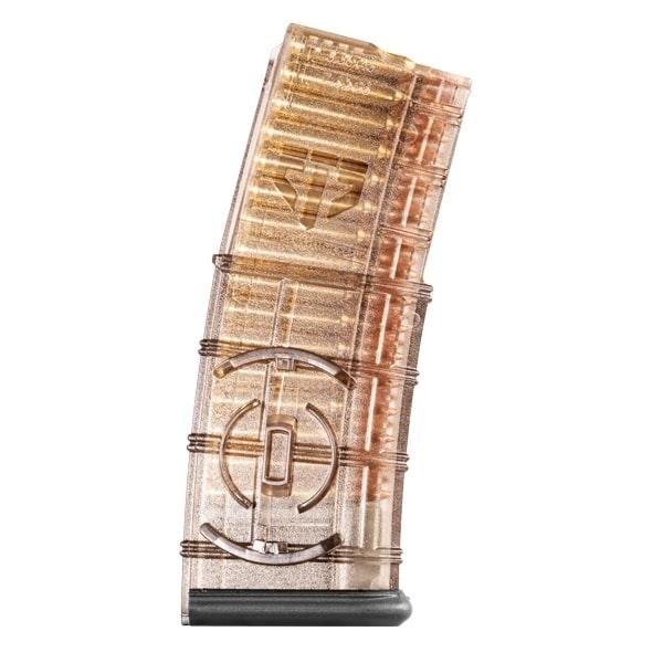 AR15 MAGAZINE, 30RD, SMOKE, WITH COUPLER