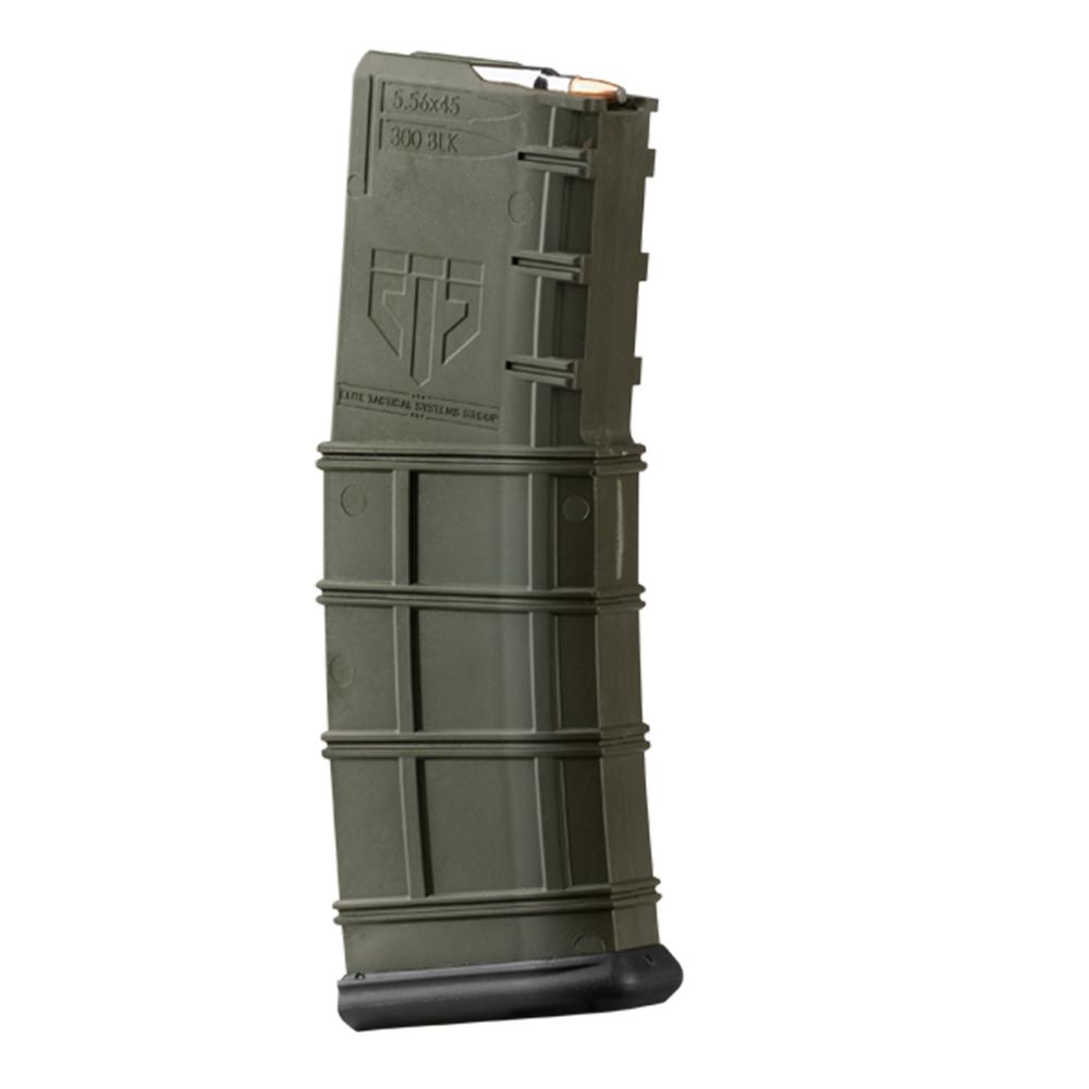 GEN 2 AR15 Magazine 30rd Non-Coupled OD Green Nylon