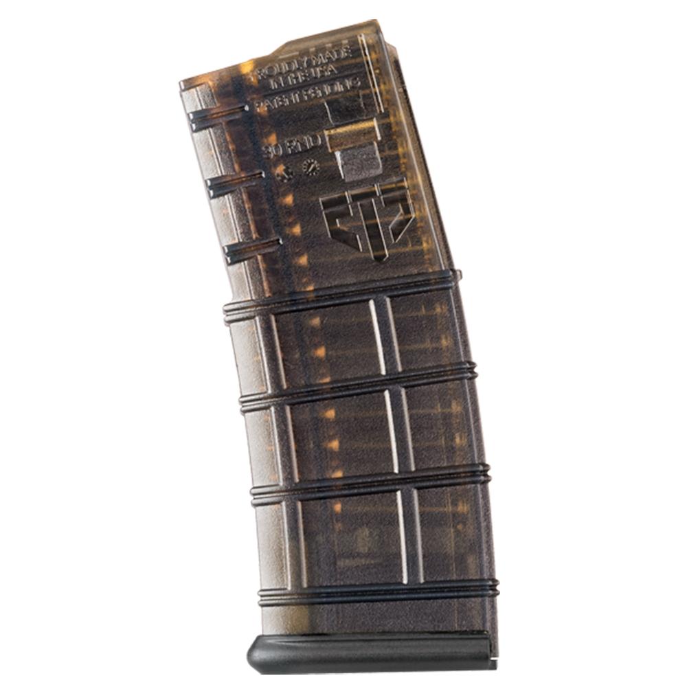 ETS GEN 2 AR15 MAGAZINE, 30RD, NON-COUPLED CARBON SMOKE SERIES