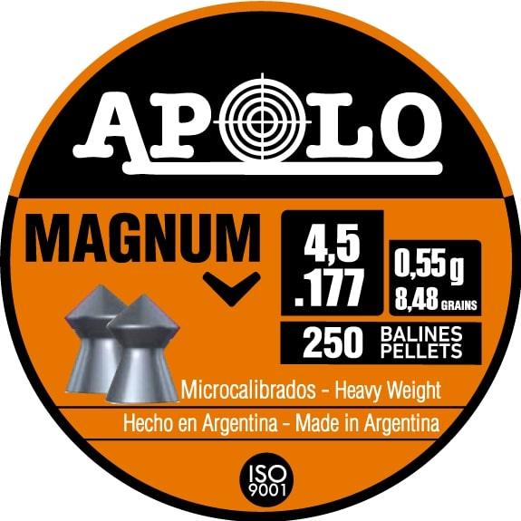 Apolo Magnum 8.48gr 4.5mm .177 Caliber 250rd
