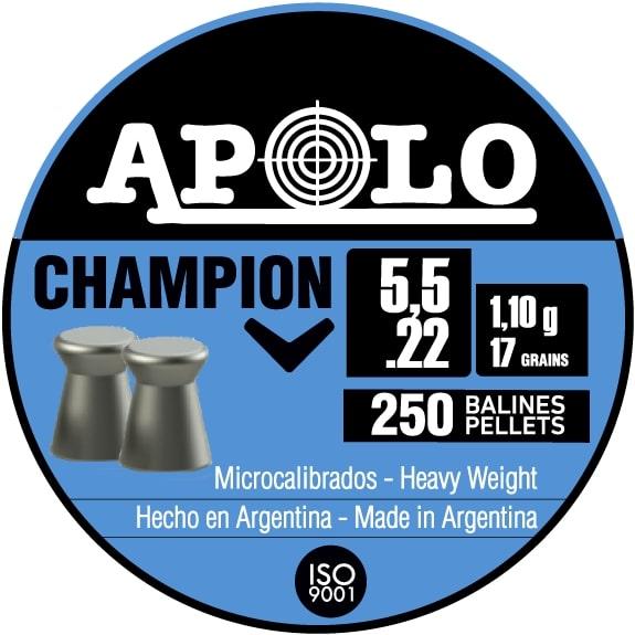 Apolo Champion 17gr 5.5mm .22 Caliber 250rd