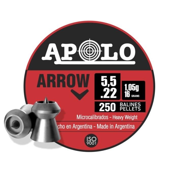 Apolo Arrow 16gr 5.5mm .22 Caliber 250gr