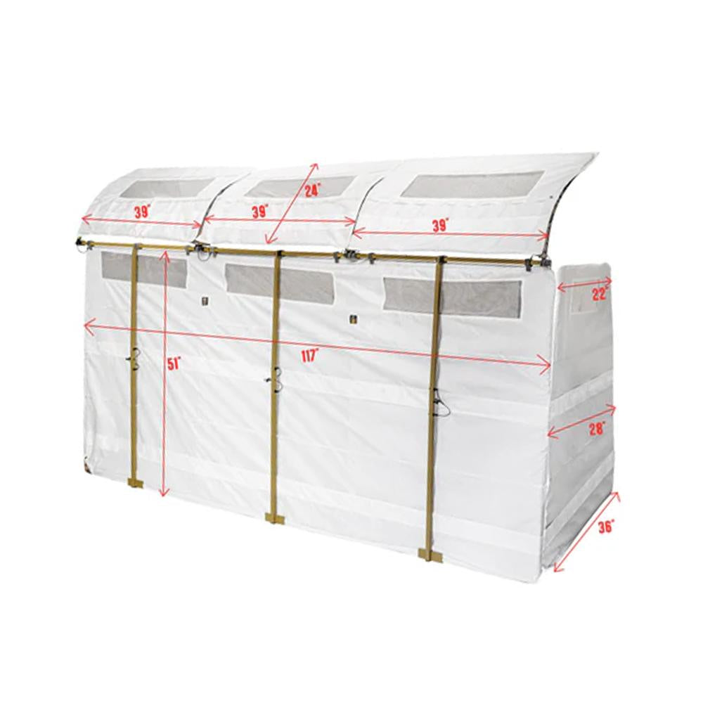 Rig Em Right Panel Blind - Snow Cover