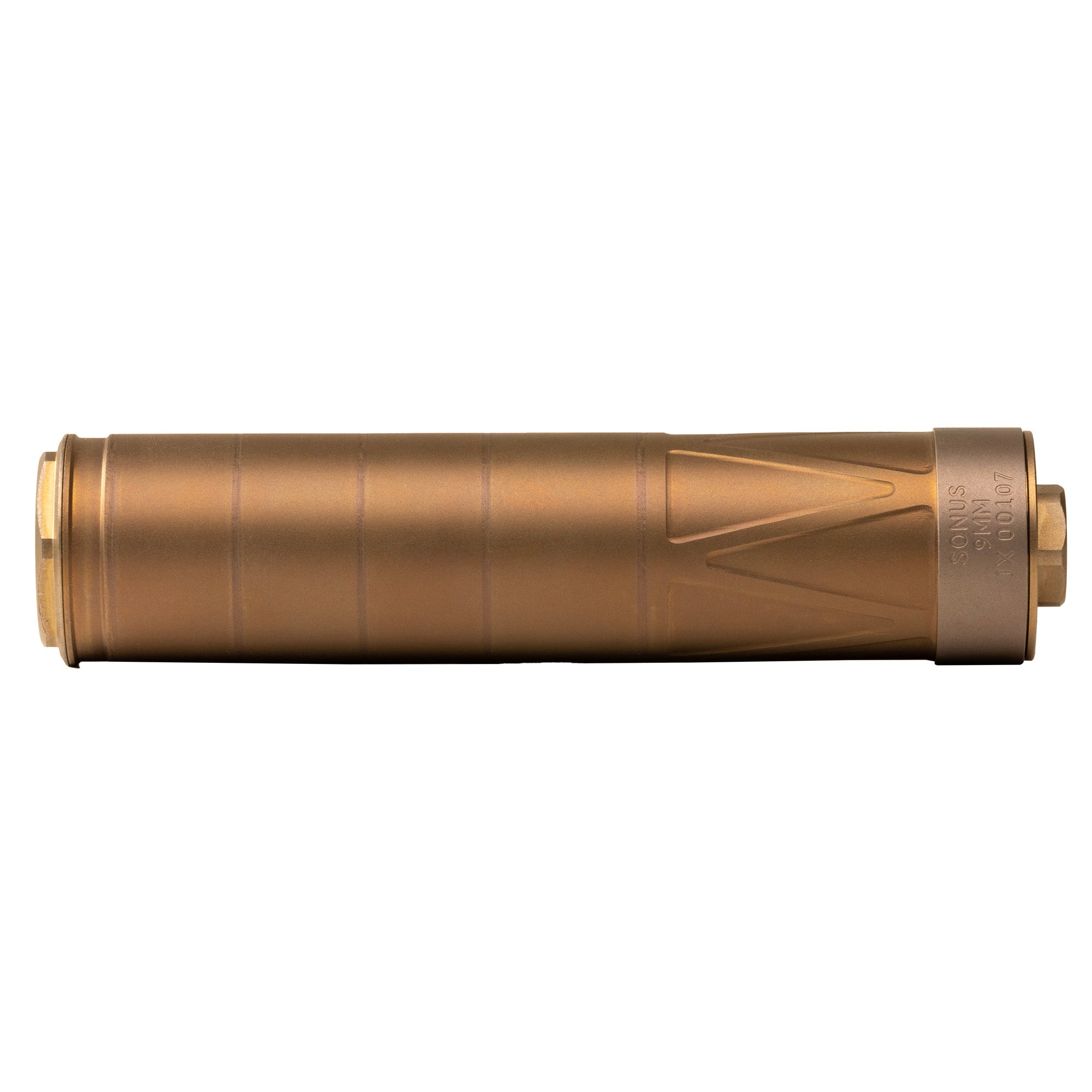 Energetic Armament Sonus, Wipe Suppressor, 9MM, 6.6" Length, 1.54" Diameter
