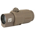 EOTECH Magnifier, 3X Magnification, Switch-to-Side, Matte Finish, Tan