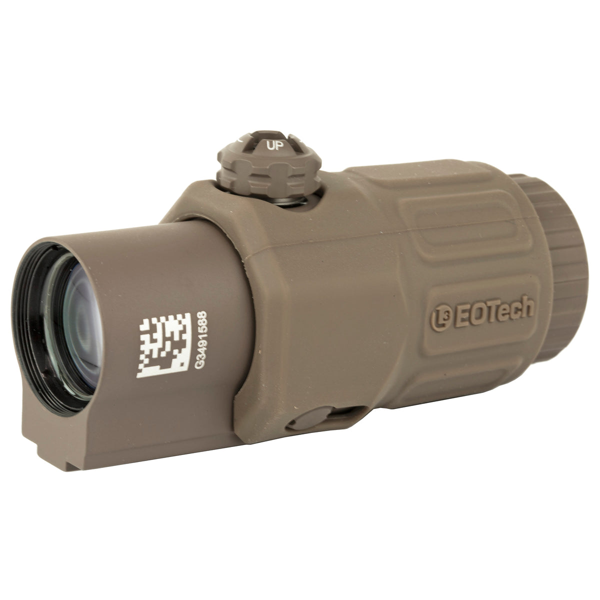 EOTECH Magnifier, 3X Magnification, Switch-to-Side, Matte Finish, Tan