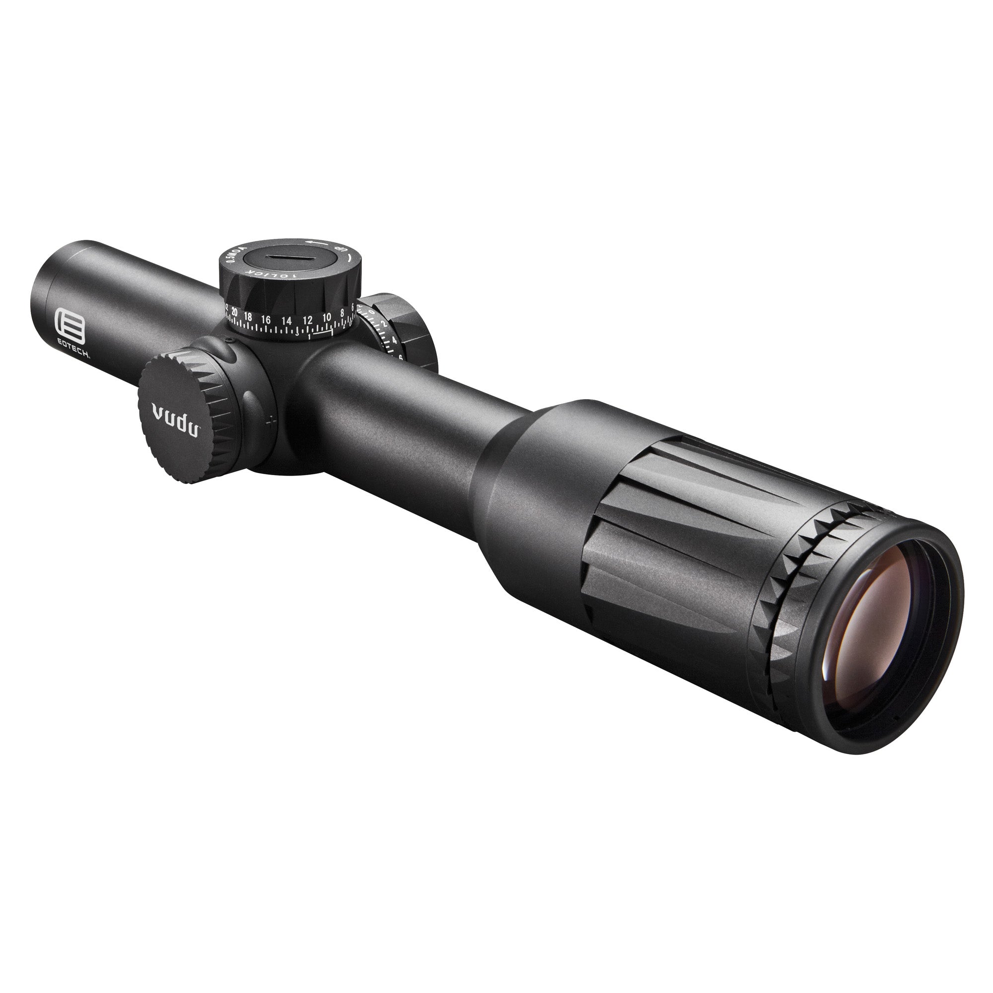 EOTECH Vudu Rifle Scope, 1-6X24mm First Focal Plane, SR-1 Green Illuminated MRAD Reticle