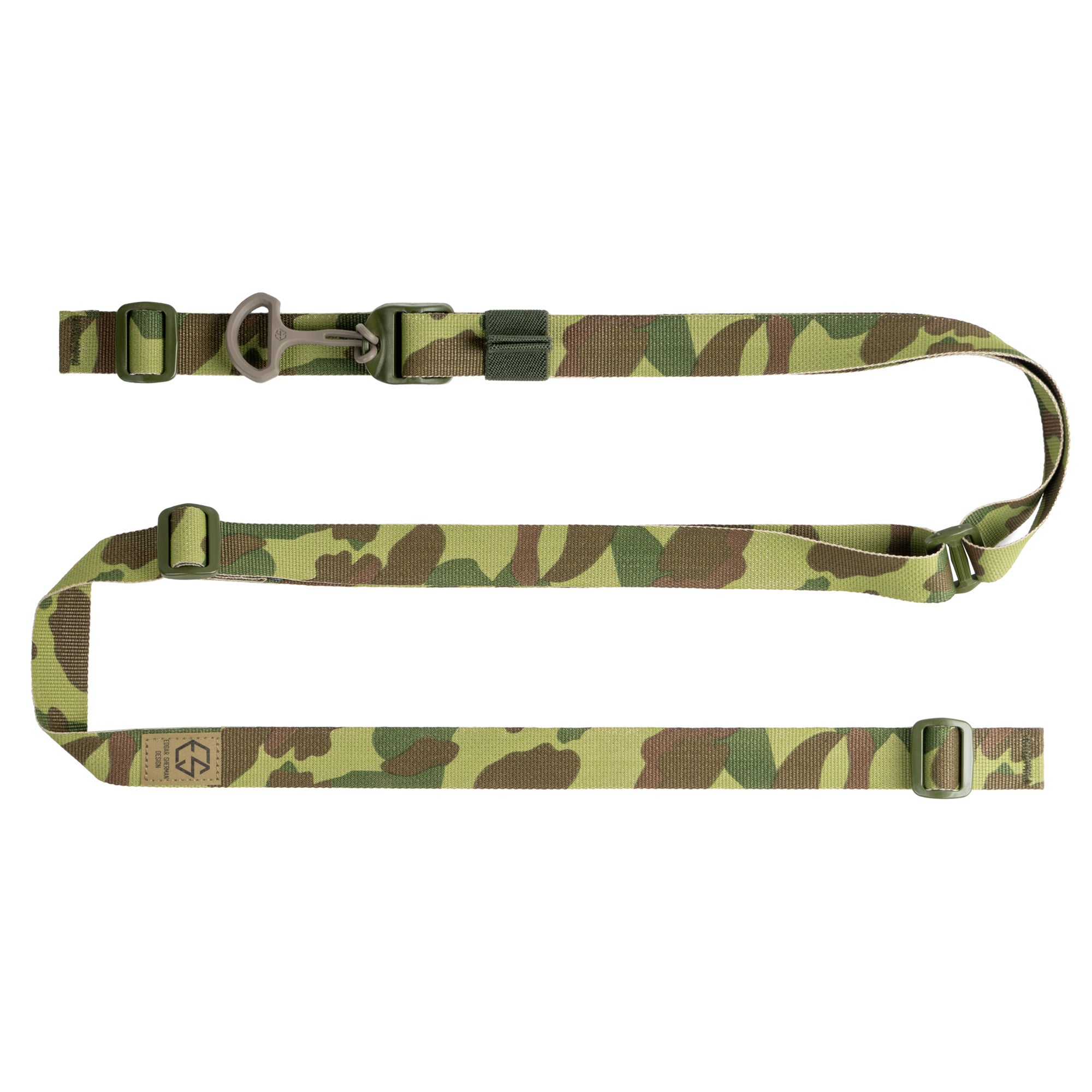 Edgar Sherman Design ESD Sling, 2-Point Combat Sling, 1", Matte, Jungle Frogskin