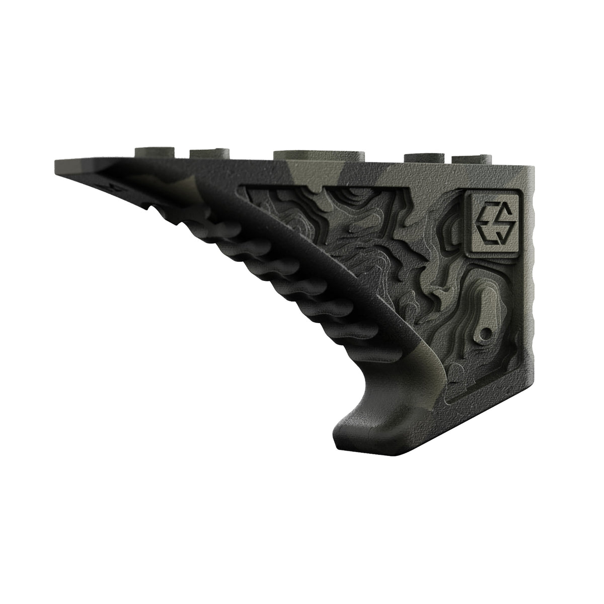 Edgar Sherman Design Enhanced Fore Grip, MLOK Compatible, Matte Finish, Multicam Black