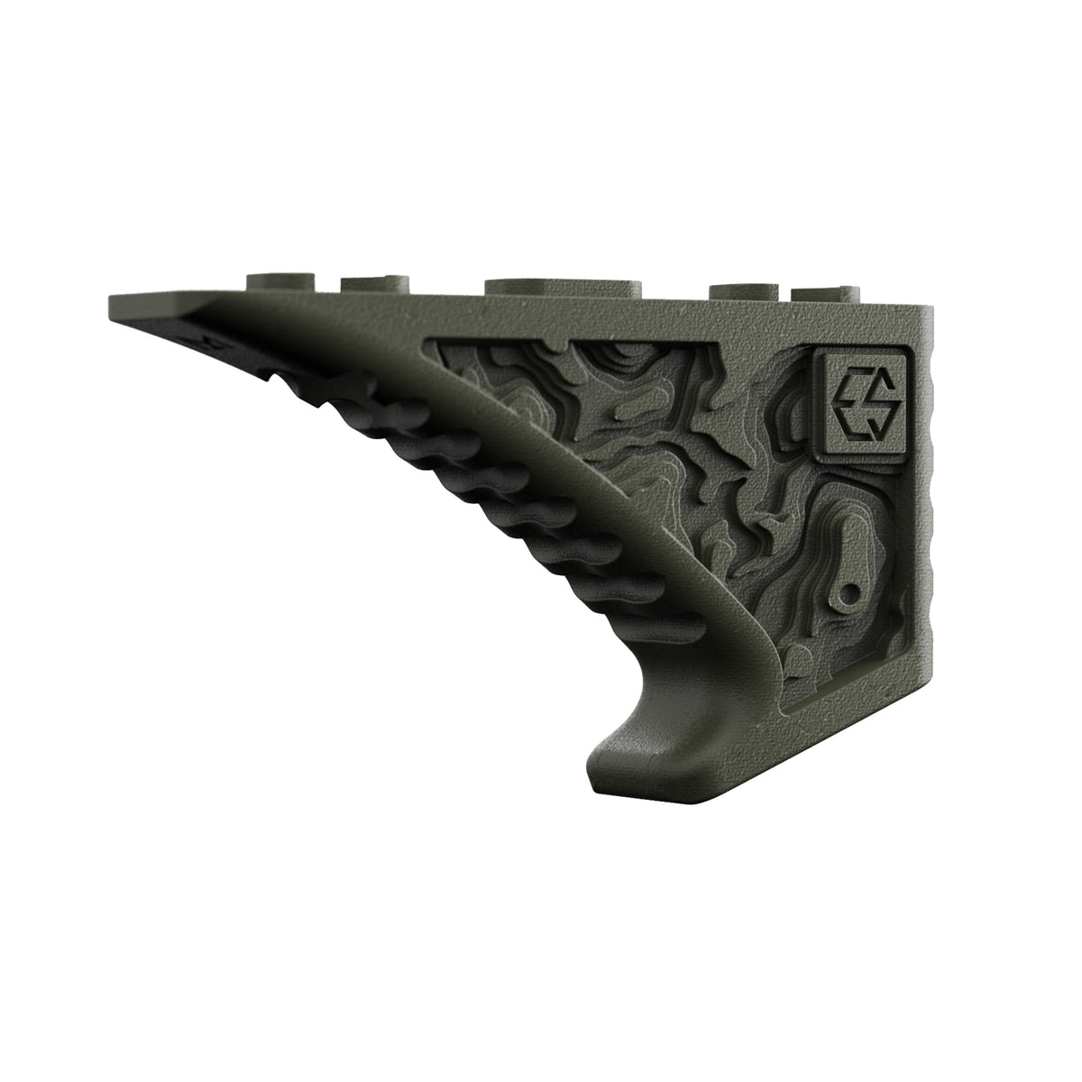 Edgar Sherman Design Enhanced Fore Grip, MLOK Compatible, Matte Finish, Ranger Green