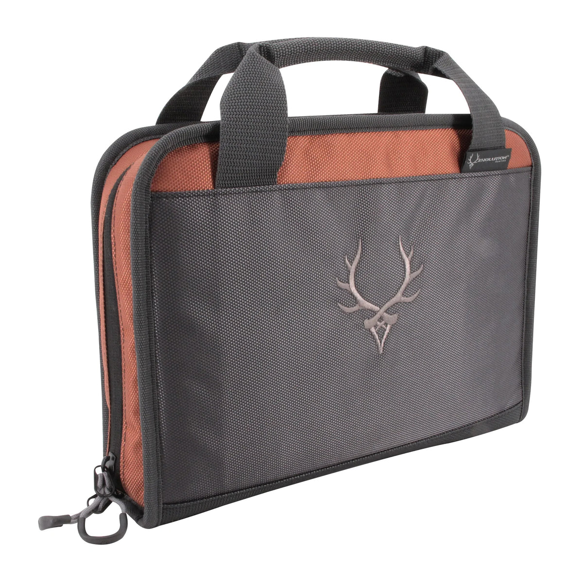 Evolution Outdoor Marksman Pistol Case, Fits 2 Full Size Pistols, Polyester, Gray