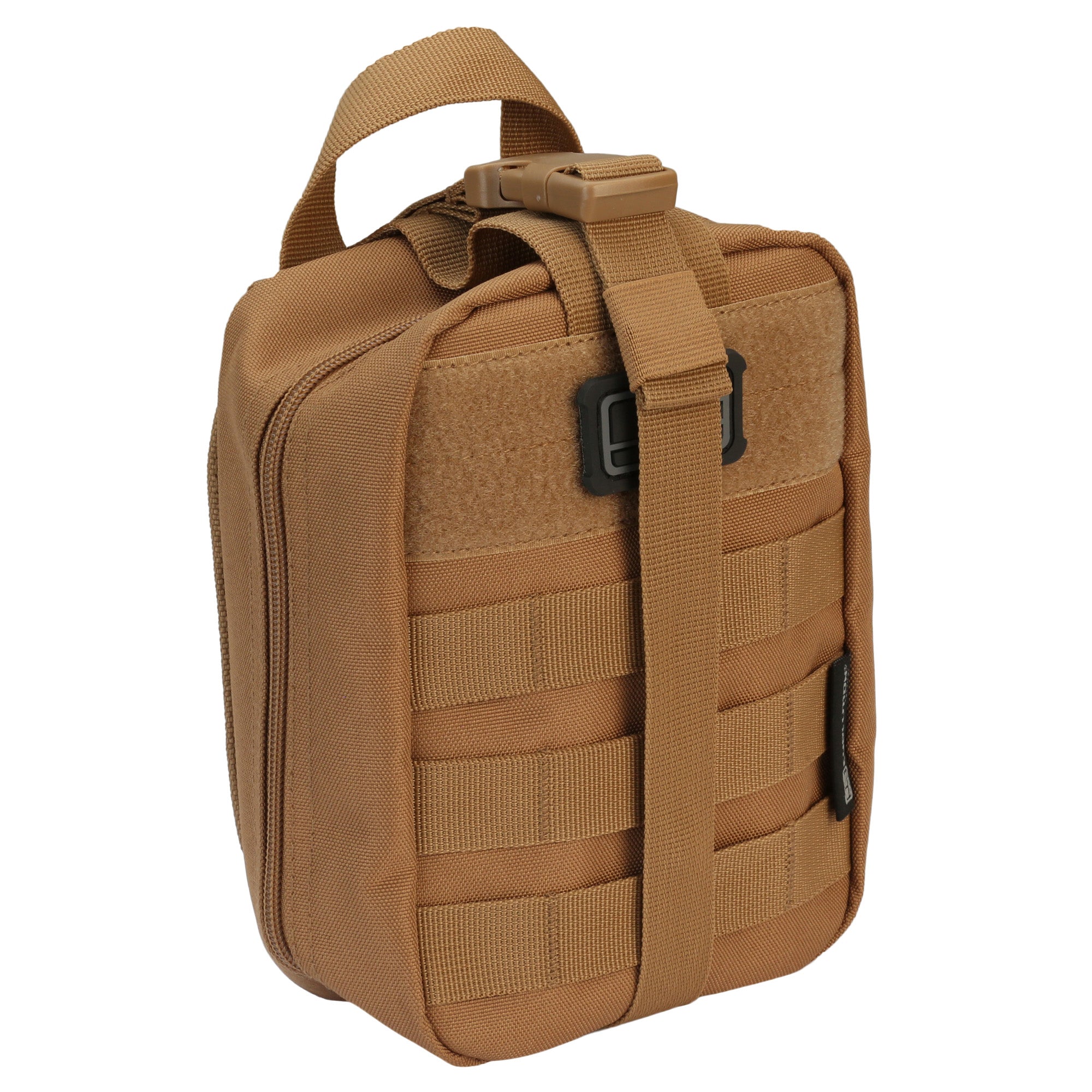 Evolution Outdoor First Aid Pouch, Polyester, MOLLE Webbing, Coyote