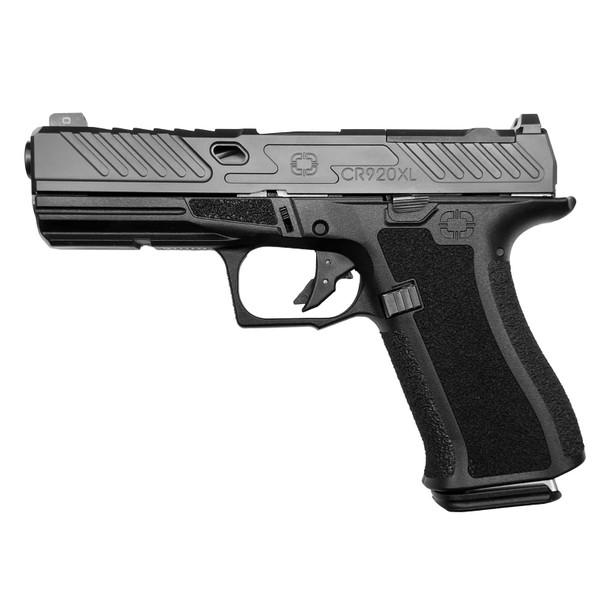 Shadow Systems CR920XL 9mm 15rd ELITE Slide Optic Blk Spiral Brl Blk