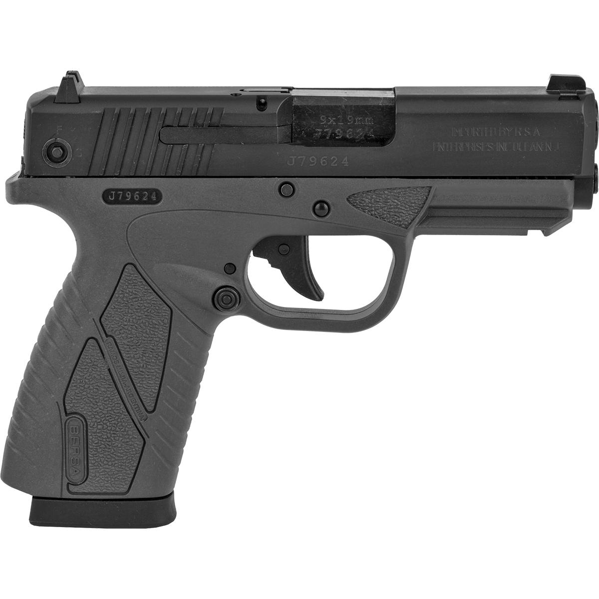 Bersa BP CC 9MM D.A. Matte 8 Rd Pistol  Grey