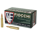 Fiocchi Ammunition Rifle, 223 Remington, 62 Grain, Full Metal Jacket Boat Tail