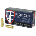Fiocchi Ammunition Centerfire Pistol, 9MM, 115 Grain, Full Metal Jacket, 50 Round Box