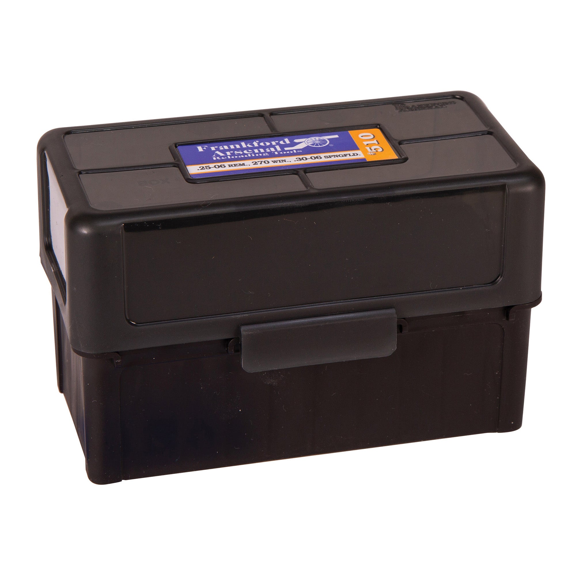 Frankford Arsenal Hinge-Top Ammo Box, 510, 50 Rounds, Fits 270 Winchester