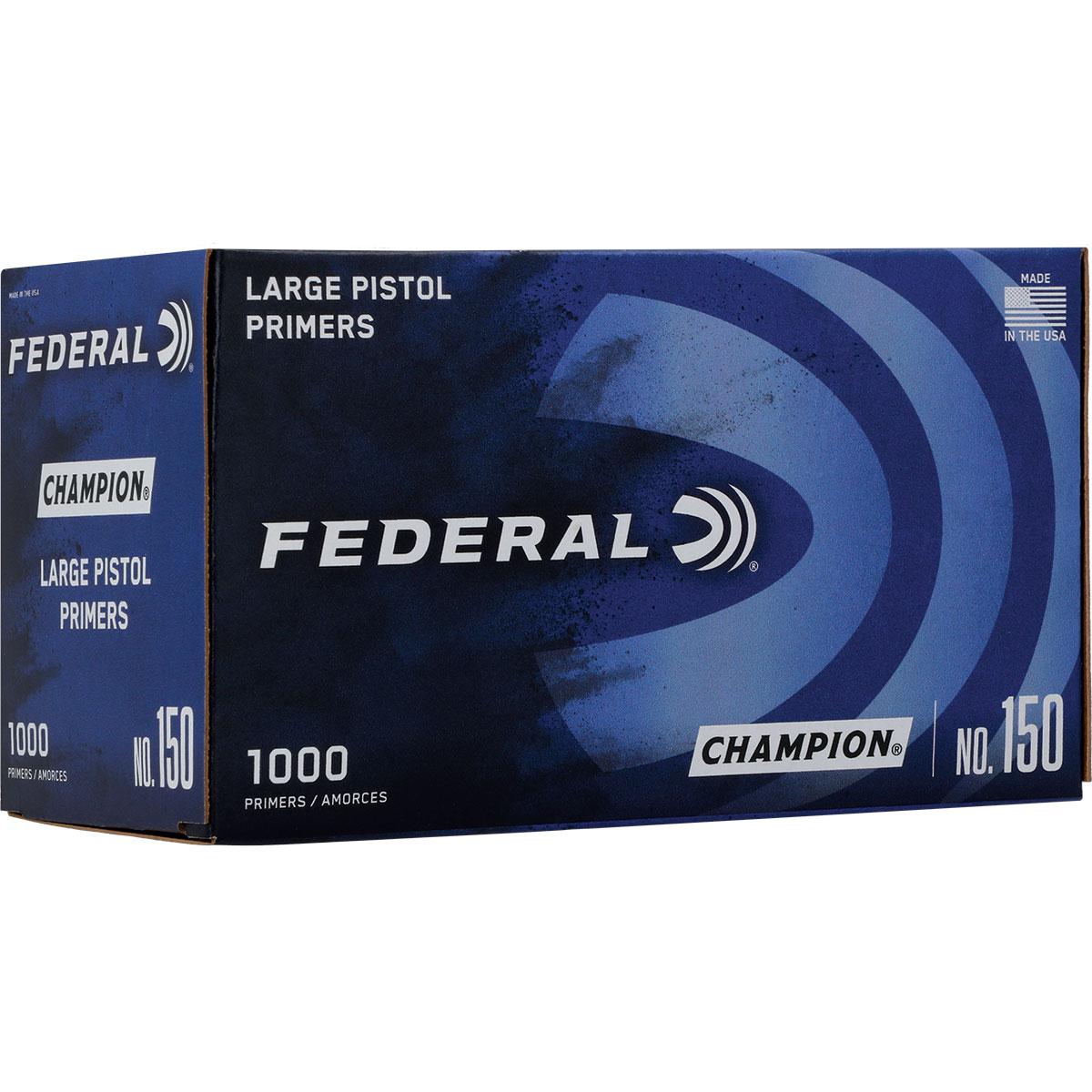 FEDERAL CHAMPION CENTERFIRE LARGE PISTOL PRIMER 1000CT
