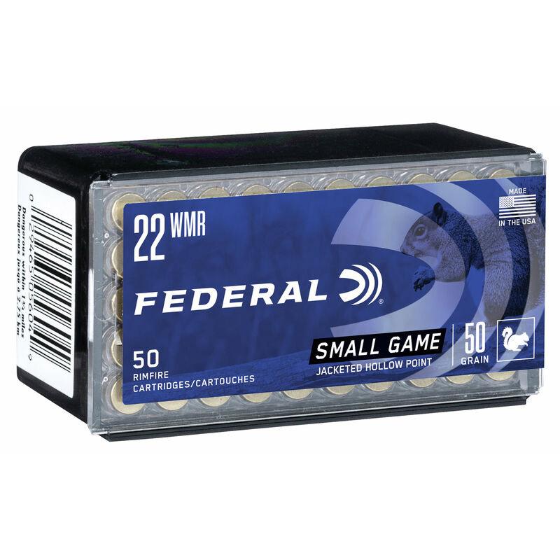 FEDERAL 22 MAGNUM 50GR JHP GAME-SHOK AMMO 50RD