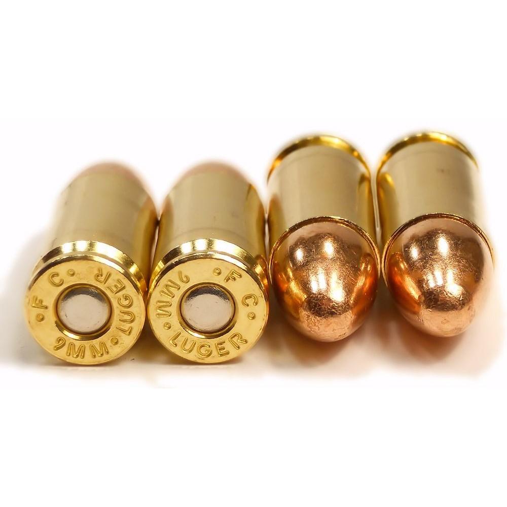 FEDERAL 9MM LUGER 124GR FMJ AMMO 100RD