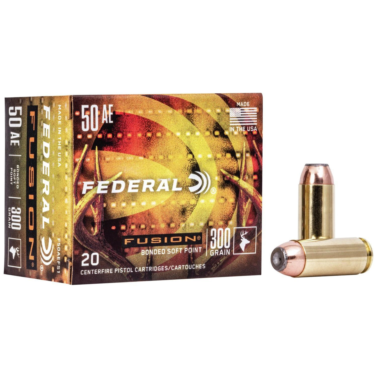 FUSION 50 AE 300GR AMMO 20RD