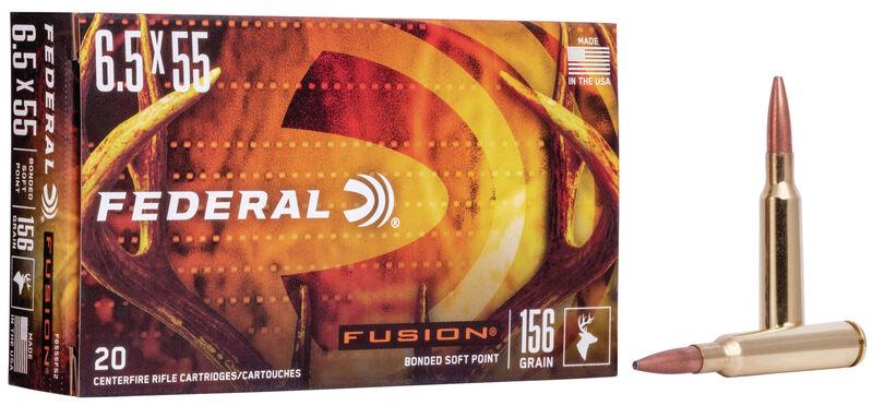 6.5X55 SWEDISH 156GR FUSION SP