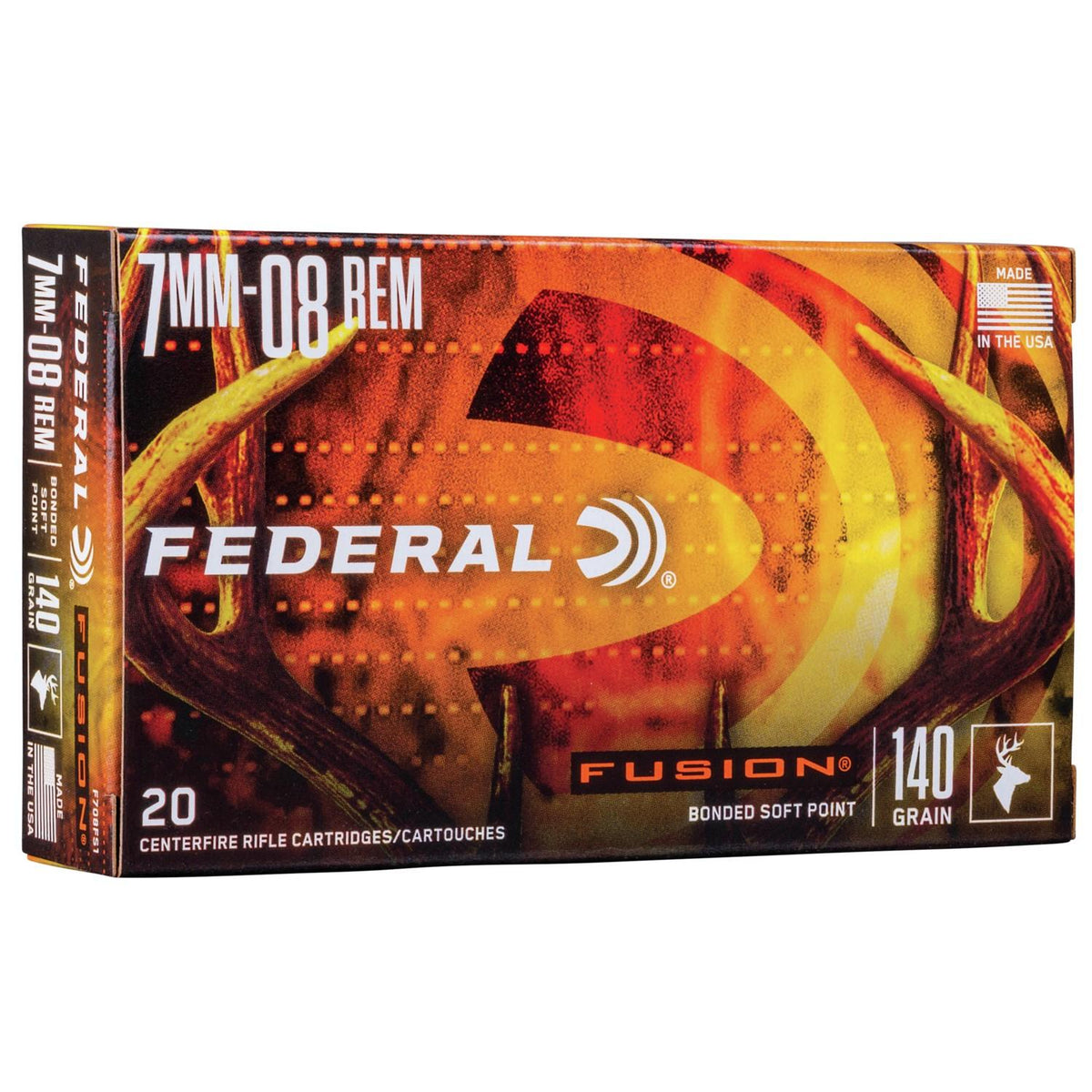 FUSION 7MM-08 REM 140GR AMMO 20RD