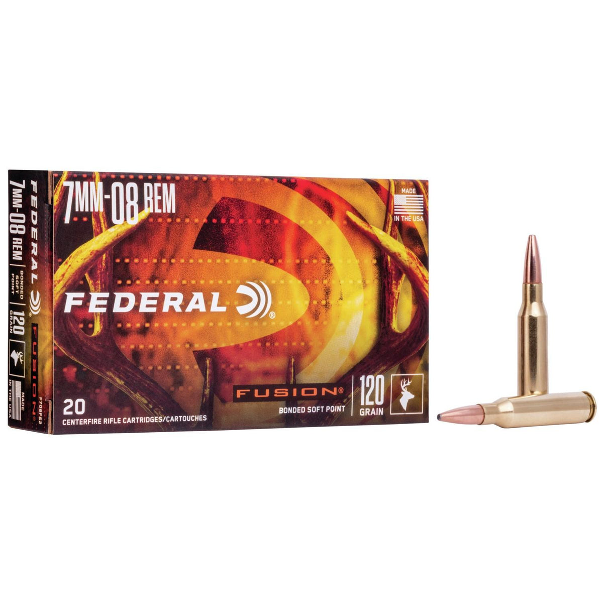FUSION 7MM-08 REM 120GR AMMO 20RD